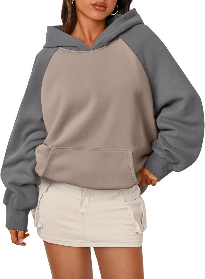 Oversized Hoodies for Women Pullover Fleece Fall Sweatshirts Fashion Y2K Outfits Clothes 2025