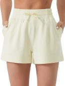 Women's Drawstring Sweat Shorts High Waisted Summer Workout Lounge Shorts with Pockets