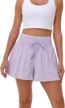Flowy Athletic Shorts for Women Gym Workout Running Lounge Pants High Waist with Pocket Cute Clothes Summer Outfits