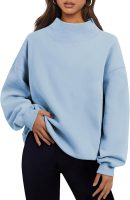 Womens Oversized Sweatshirts Turtleneck Pullover Long Sleeve Hoodies Tops Fall Fashion Outfits 2025 Clothes