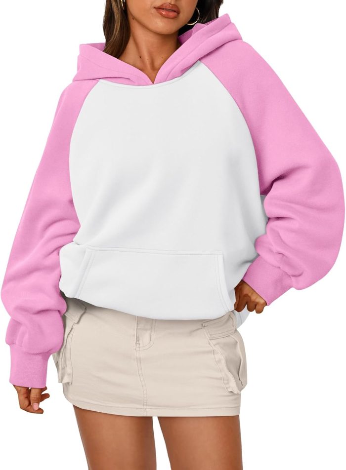 Oversized Hoodies for Women Pullover Fleece Fall Sweatshirts Fashion Y2K Outfits Clothes 2025