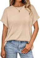 Womens Summer Tops Spring Fashion Oversized Business Casual Dressy T Shirts Workout Clothes Trendy Outfits 2025