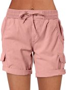 Womens Summer Shorts 2025 Dressy Casual Hiking Cargo Shorts Trendy Outdoor Outfits 6 Pockets
