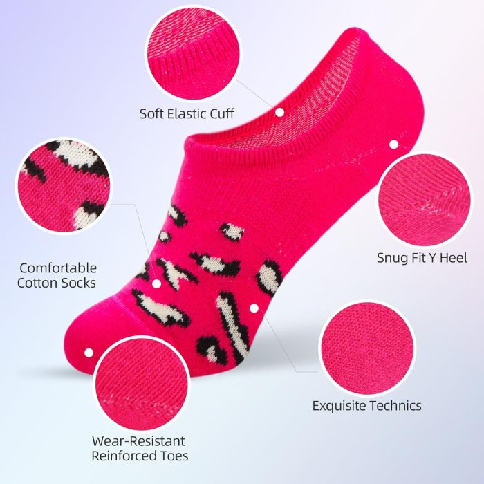 No Show Socks Womens and Men Low Cut Ankle Short Anti-slid Athletic Running Novelty Casual Invisible Liner Socks