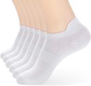 Ankle Socks Womens and Men Thin Athletic Running Low Cut No Show Socks With Heel Tab 6/10-Pairs
