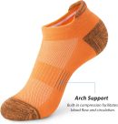 Ankle Socks Womens Running Athletic No Show Socks Cushioned 5-Pairs